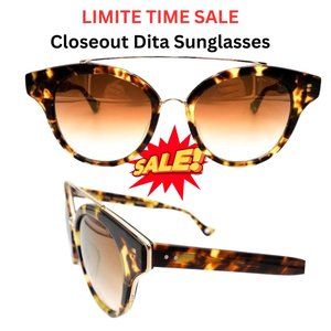 NEW AUTHENTIC CLOSEOUT DITA MEDINA SUNGLASSES $650
